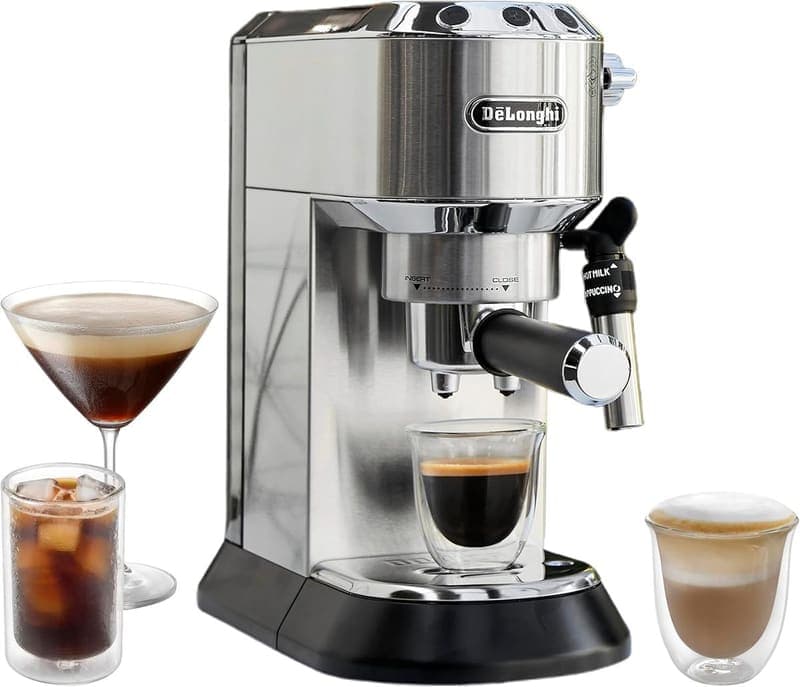 DeLonghi Dedica Style espresso machine product photo