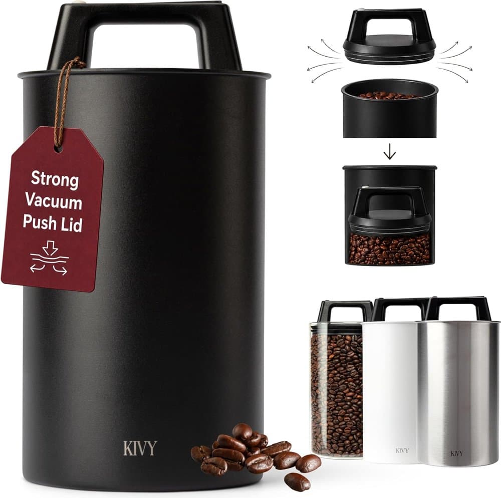 KIVY Vacuum Coffee Canister product photo