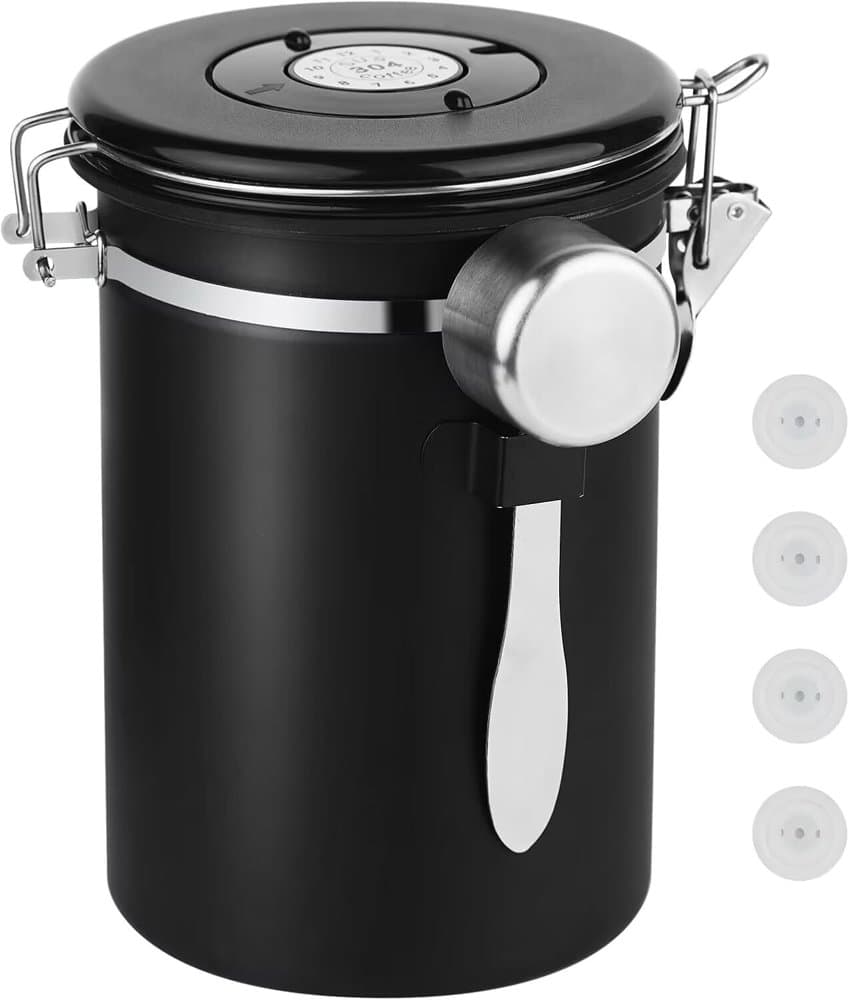 Ohtomber 22oz Stainless Steel Airtight Coffee Canister product photo