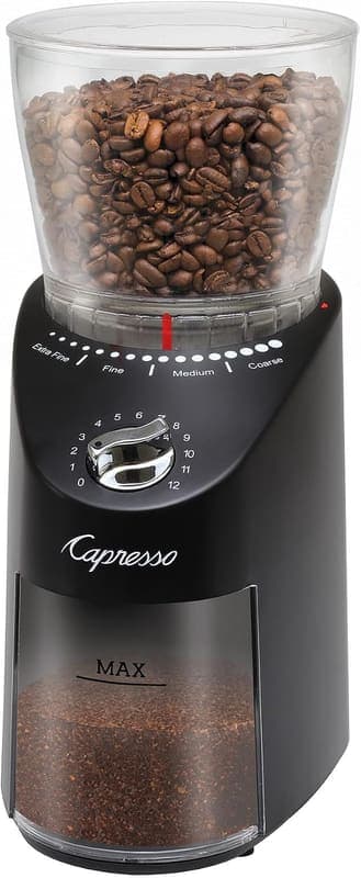 Capresso Infinity Plus conical burr grinder product photo