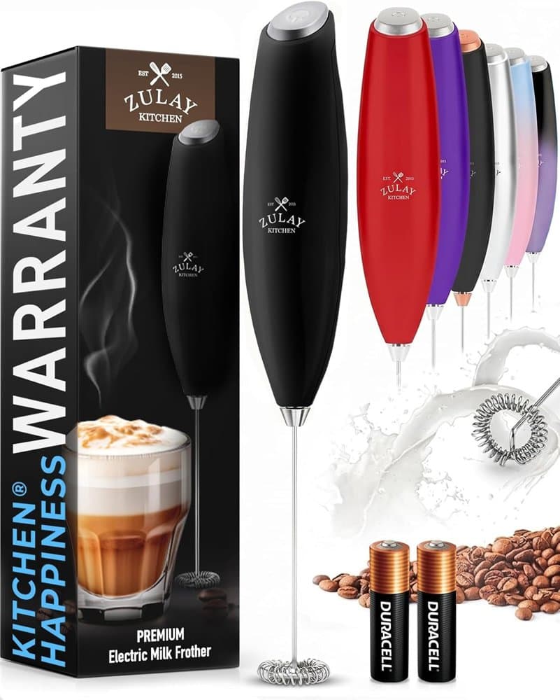 Zulay Kitchen Milk Frother Handheld Electric Whisk – Frother product photo